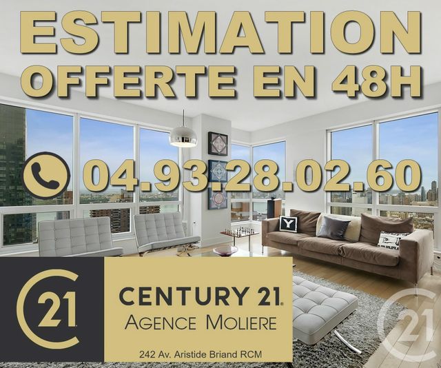Afficher la photo en grand Appartement F3 à vendre - 3 pièces - 70.93 m2 - MENTON - 06 - PROVENCE-ALPES-COTE-D-AZUR - Century 21 Agence Molière
