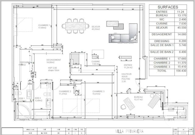 Appartement F5 à vendre - 5 pièces - 156.0 m2 - ROQUEBRUNE CAP MARTIN - 06 - PROVENCE-ALPES-COTE-D-AZUR - Century 21 Agence Molière