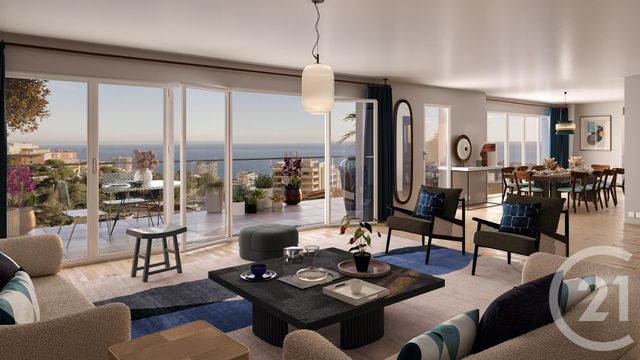Appartement F4 à vendre - 4 pièces - 120.3 m2 - BEAUSOLEIL - 06 - PROVENCE-ALPES-COTE-D-AZUR - Century 21 Agence Molière